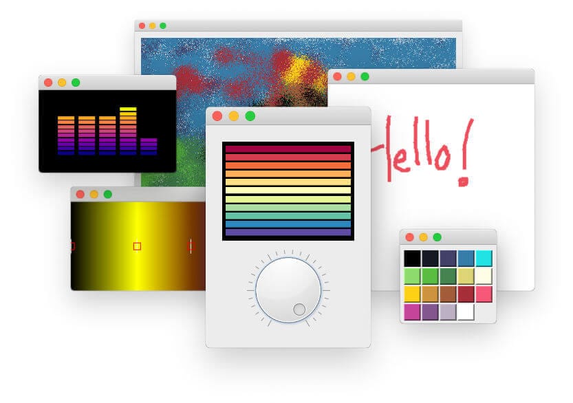 Examples of customised bars.